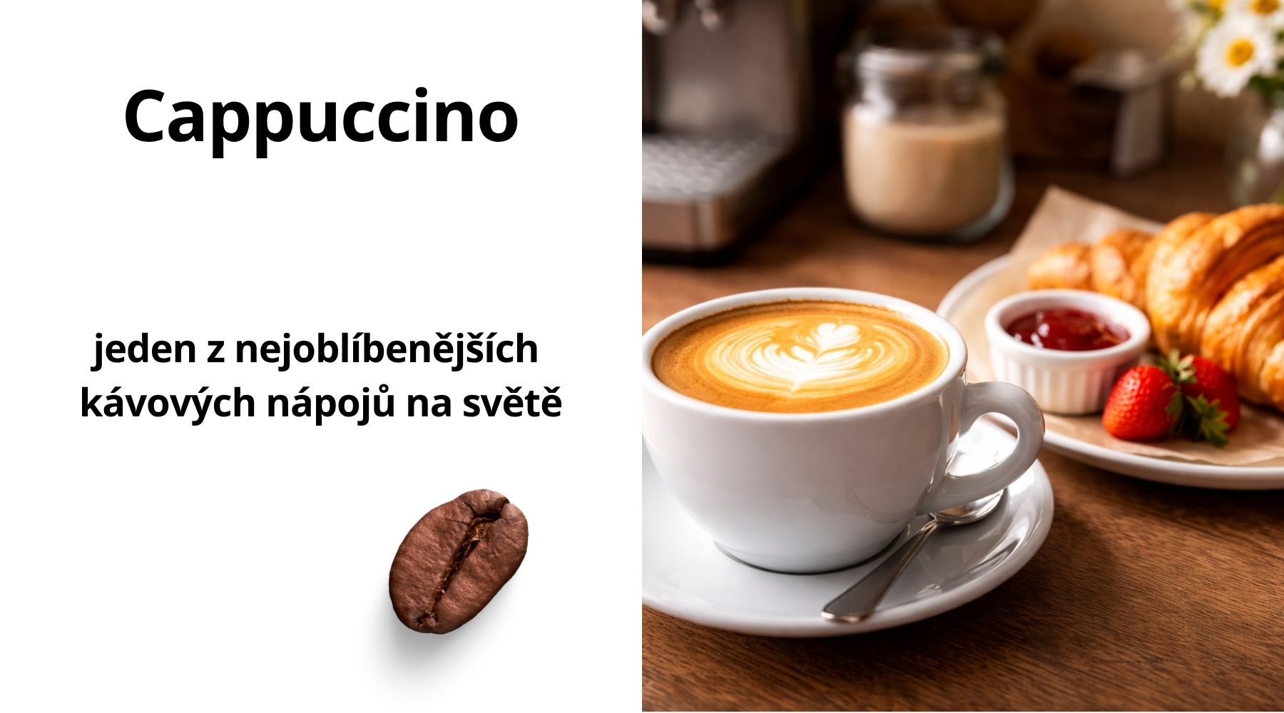 Cappuccino - recept, příprava a doporučená káva