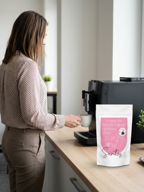 Káva s náhradním plněním pro firmy od Johnny Coffee a Ro-Kytky