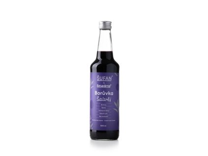 boruvka salvej sirup od sufana letni osvezeni