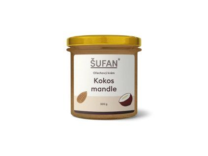 Kokosovo mandlové máslo 190g šufan u Johnny Coffee na palačinky