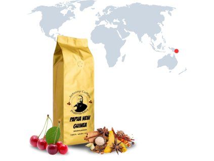 Papua new guinea tmavě pražená Johnny Coffee